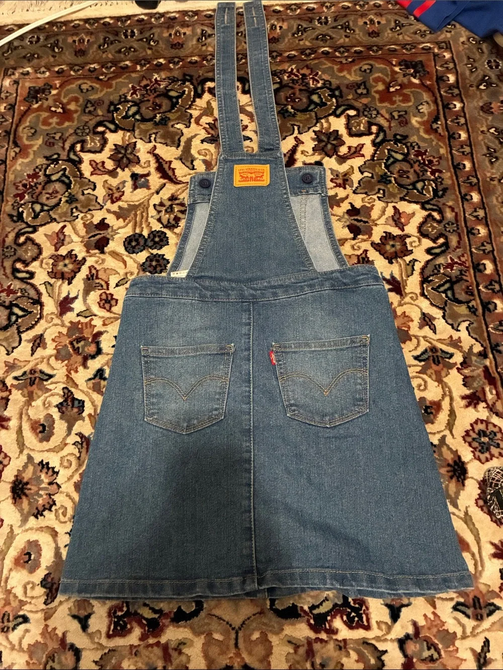 Levi's Medium Blue Denim overalls kids small